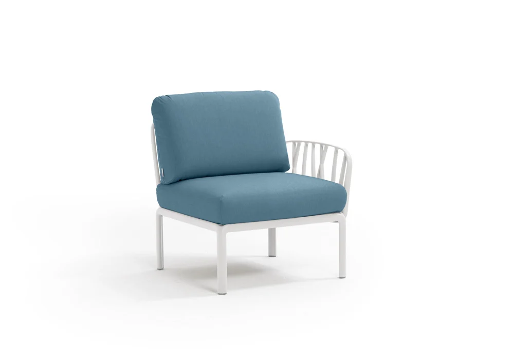 Nardi Komodo Loungemodul Endstück Fiberglas/Sunbrella
