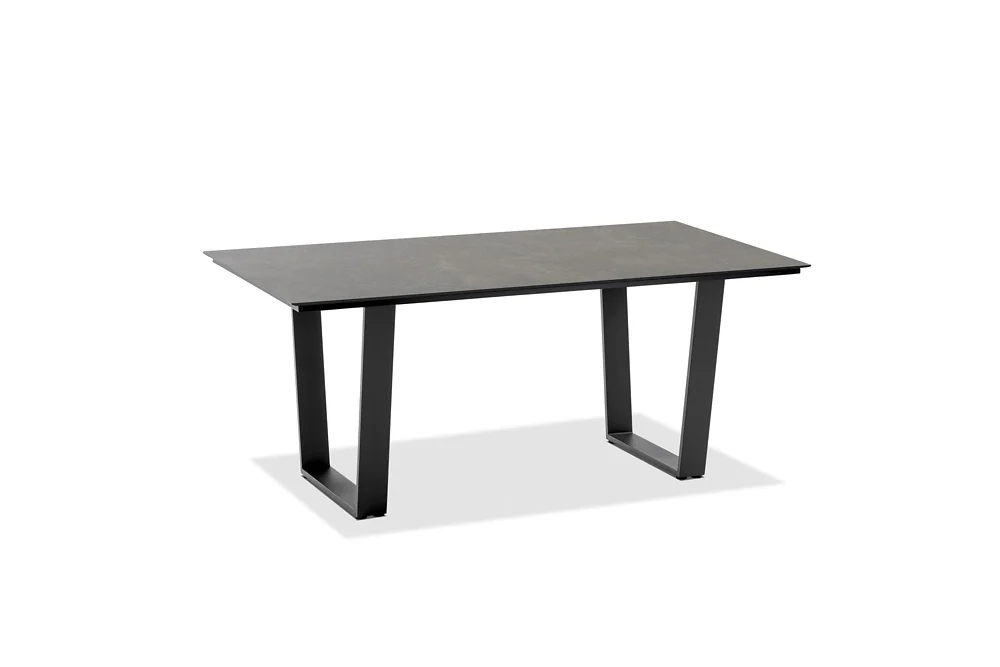 Niehoff Noah Tisch Aluminium Trapezkufe Anthrazit/HPL
