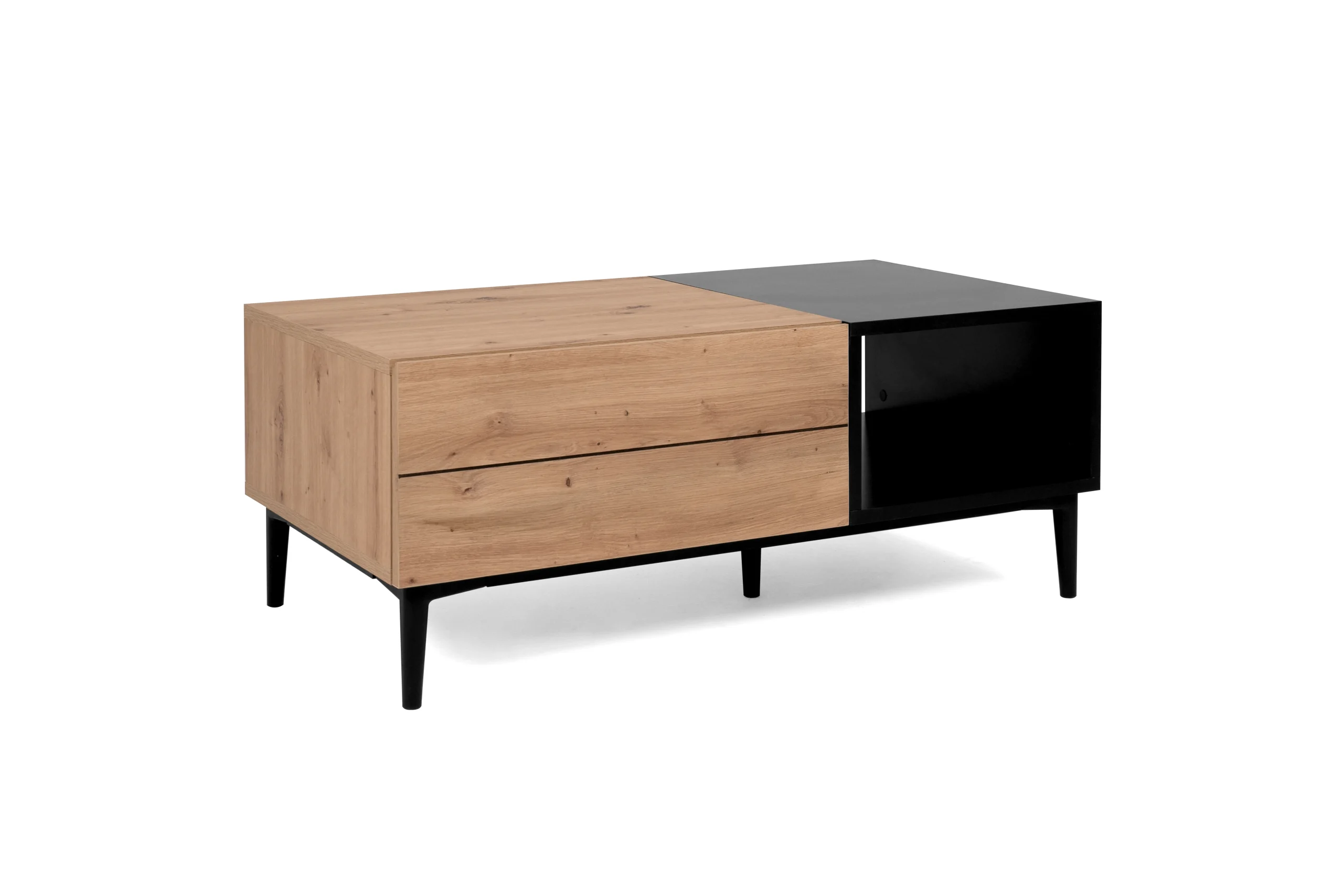Finori Nola 55A Couchtisch/Artisan Oak/Schwarz