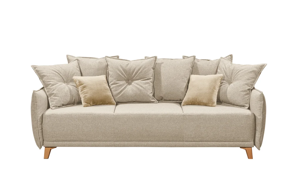 ED Lifestyle Pamplona 3DL Schlafsofa Holzwerkstoff/Nosag - ED-Lifestyle