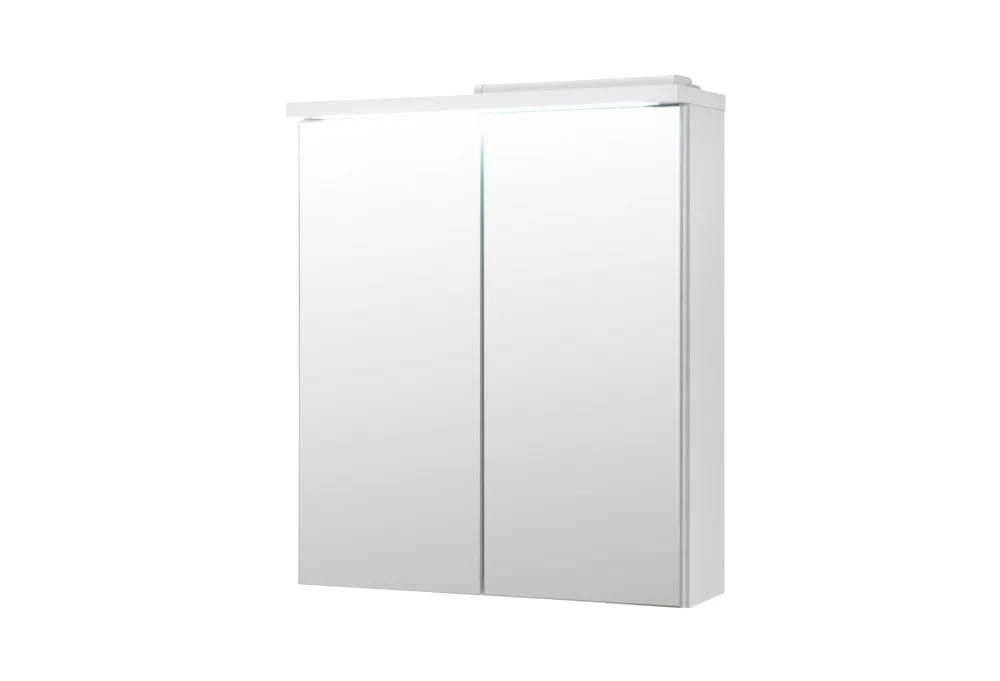Bega BBK Pool Spiegelschrank Holzwerkstoff LED-Beluchtung Weiß
