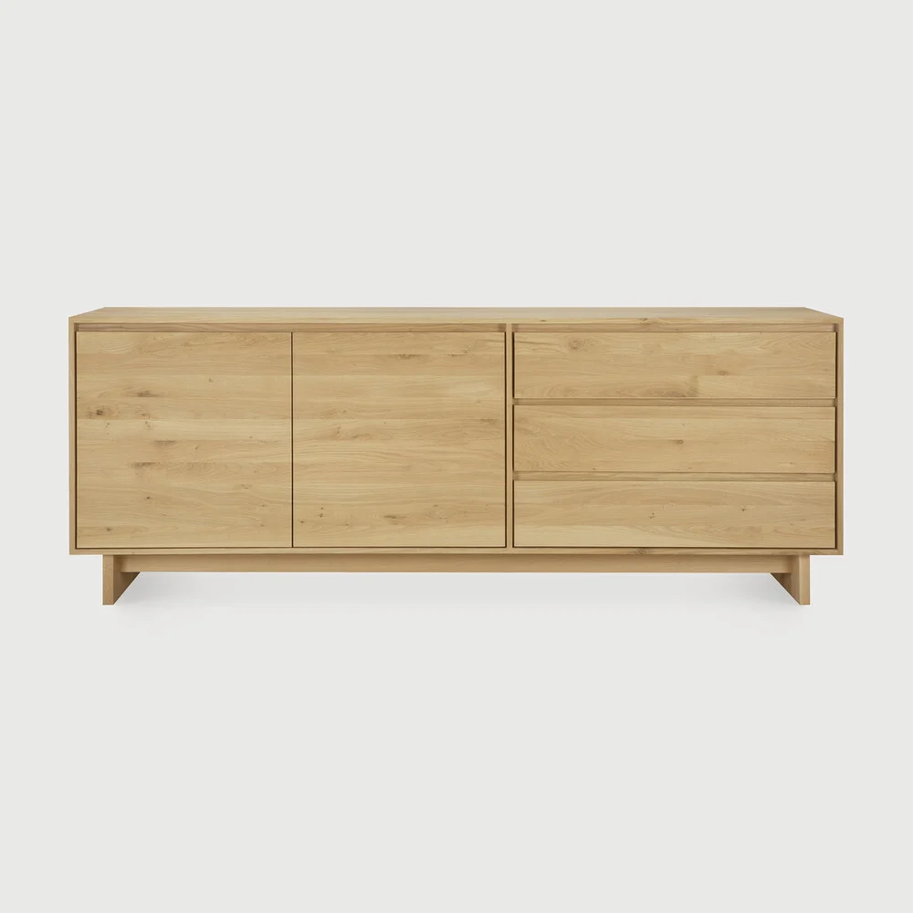 Ethnicraft Wave Indoor Anrichte Eichenholz 205cm Geölt