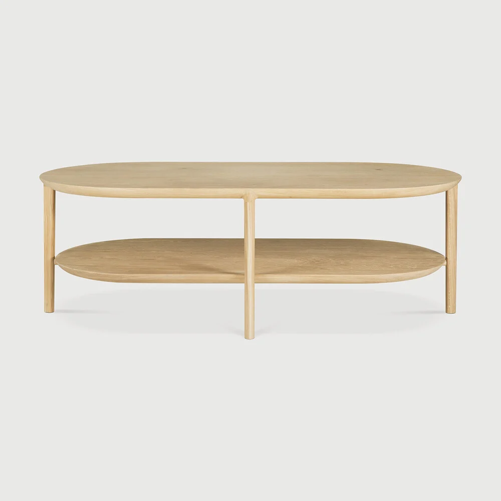 Ethnicraft Bok Indoor Couchtisch Eichenholz 120x60x40 cm