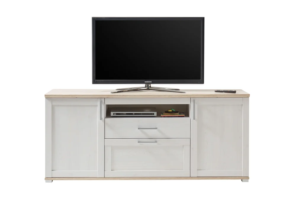 HBZ Meble Romance TV-Sideboard Holzwerkstoff in Sibiu Lärche/San Remo hell