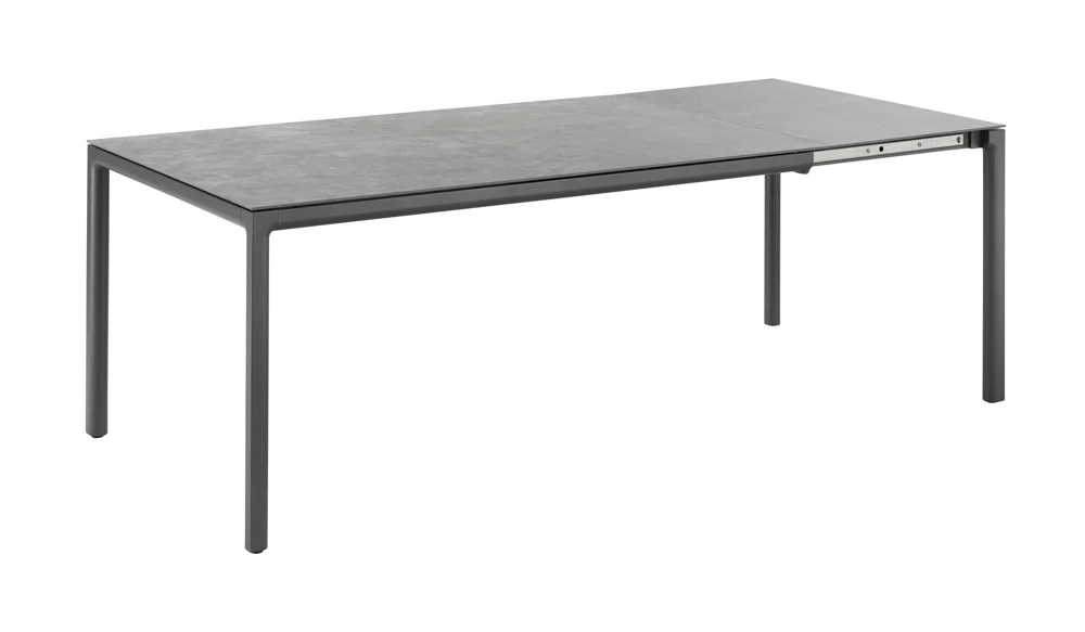 Solpuri Soft Ausziehtisch Aluminium