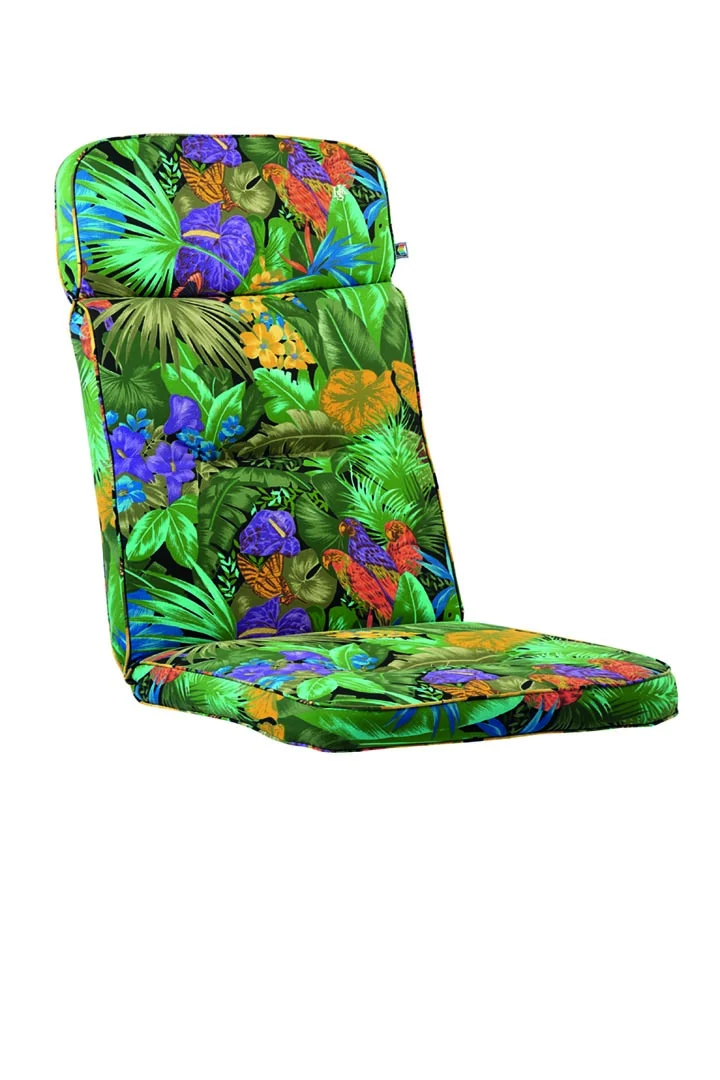 Kettler Taste Sesselauflage Dekor Papagei 123x50x9 cm