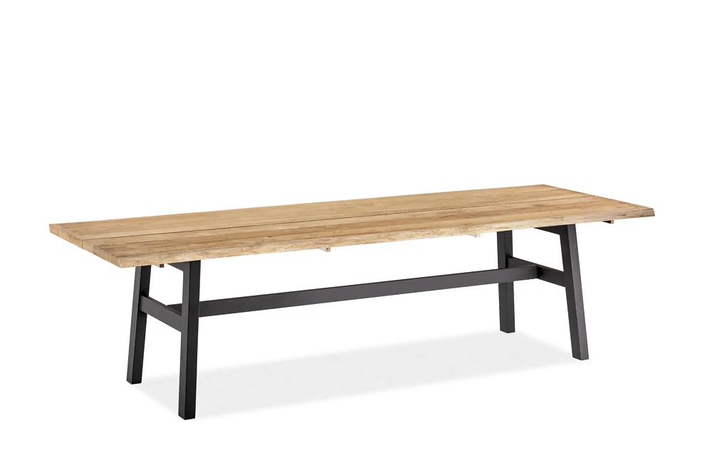 Niehoff Tavo Tisch 240x95 cm Aluminium/Teak