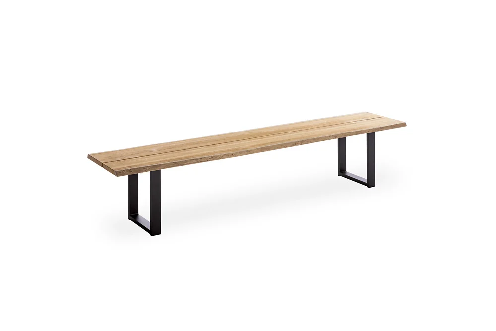 Niehoff Tavo Bank 240x45 cm Aluminium/Teak
