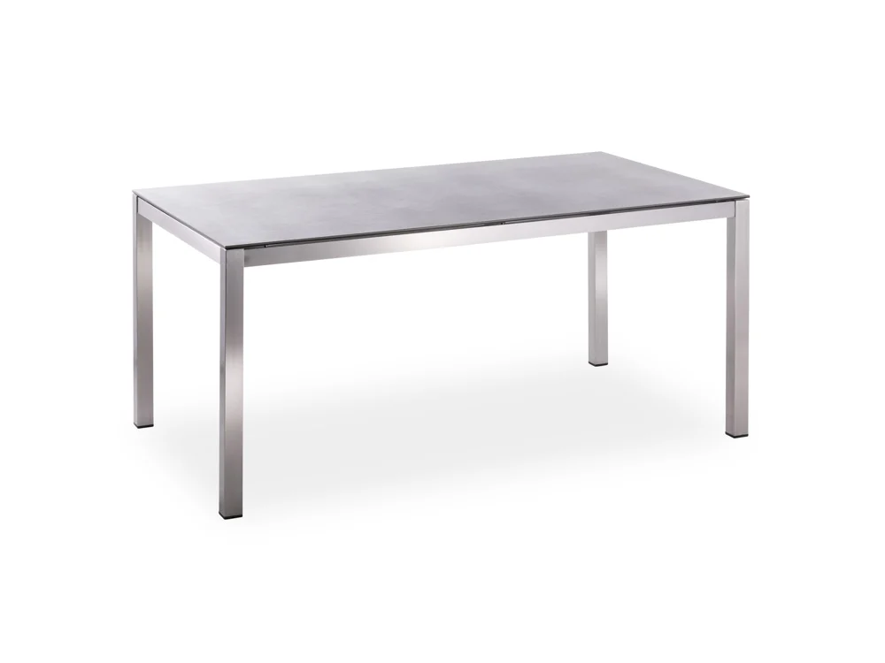 Niehoff Urban Gartentisch/Esstisch Edelstahl/Glaskeramik