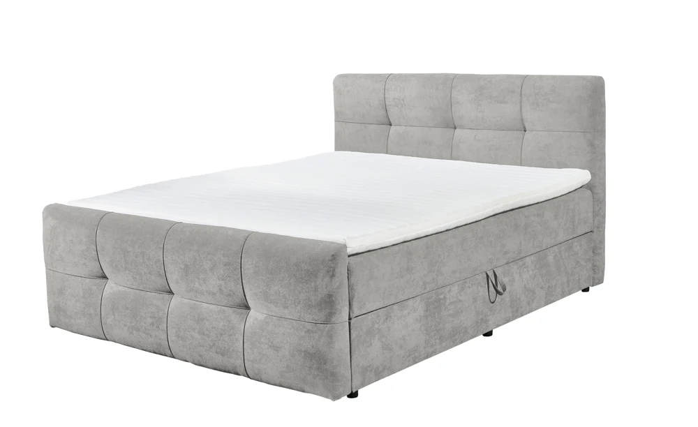 ED Lifestyle Winnipeg 6 Boxspringbett Holzwerkstoff/9-Zonen Tonenntaschenfederkern H2