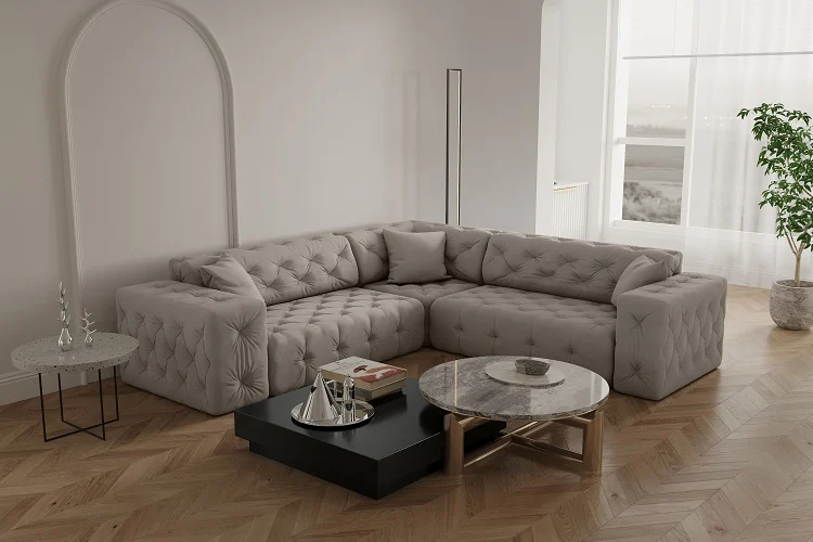 Ecksofa Corner Eckcouch CLOUD stilvol viele farben - Universalsofa