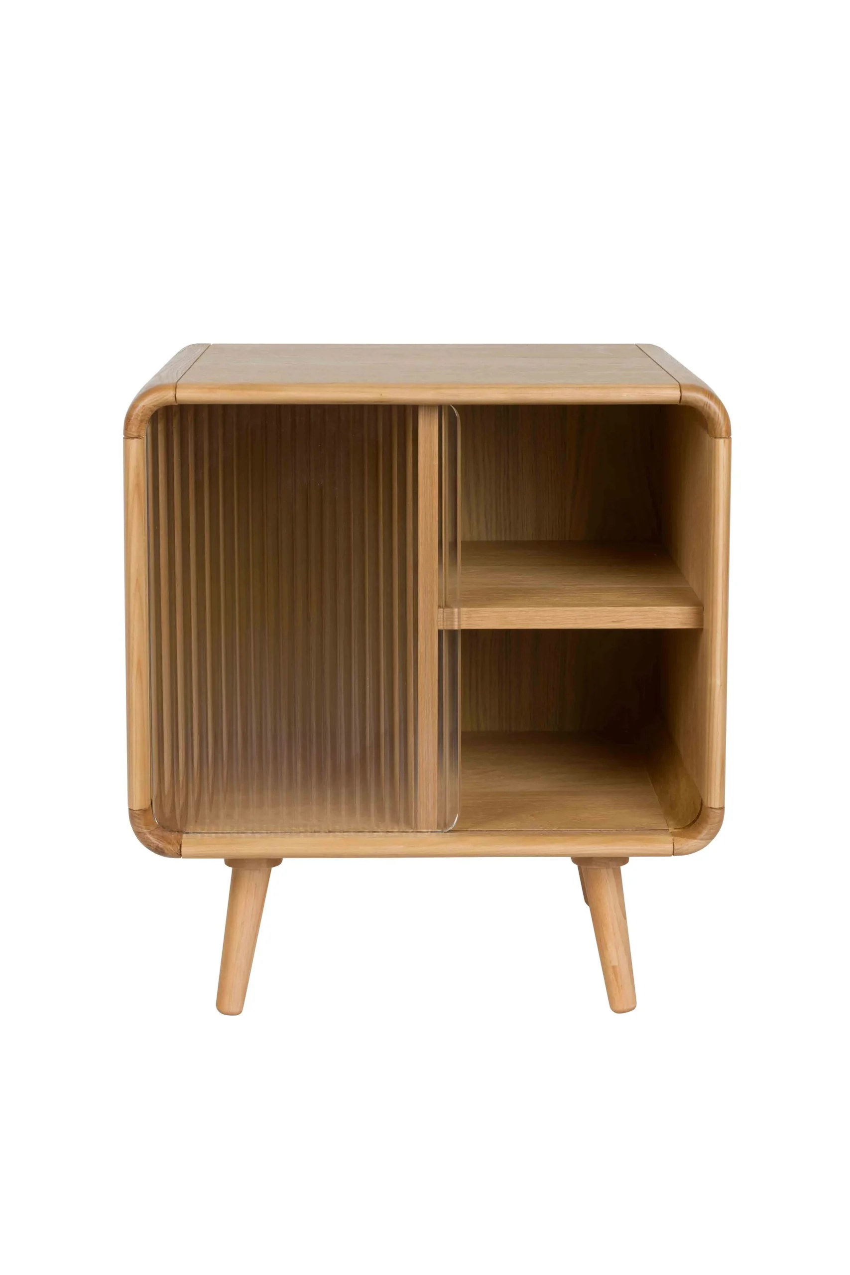 Zuiver Rise Beistelltisch Holz/Glas