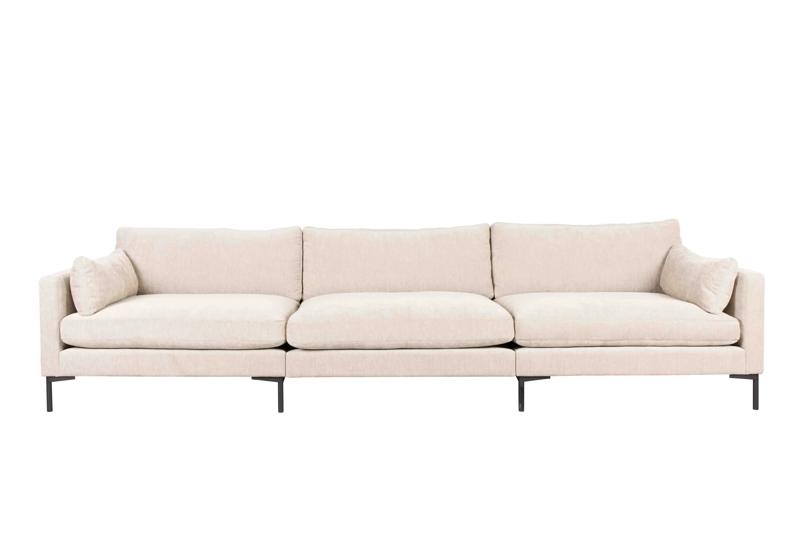 Zuiver Summer 4,5-Sitzer Sofa Stahl/Stoff Creme