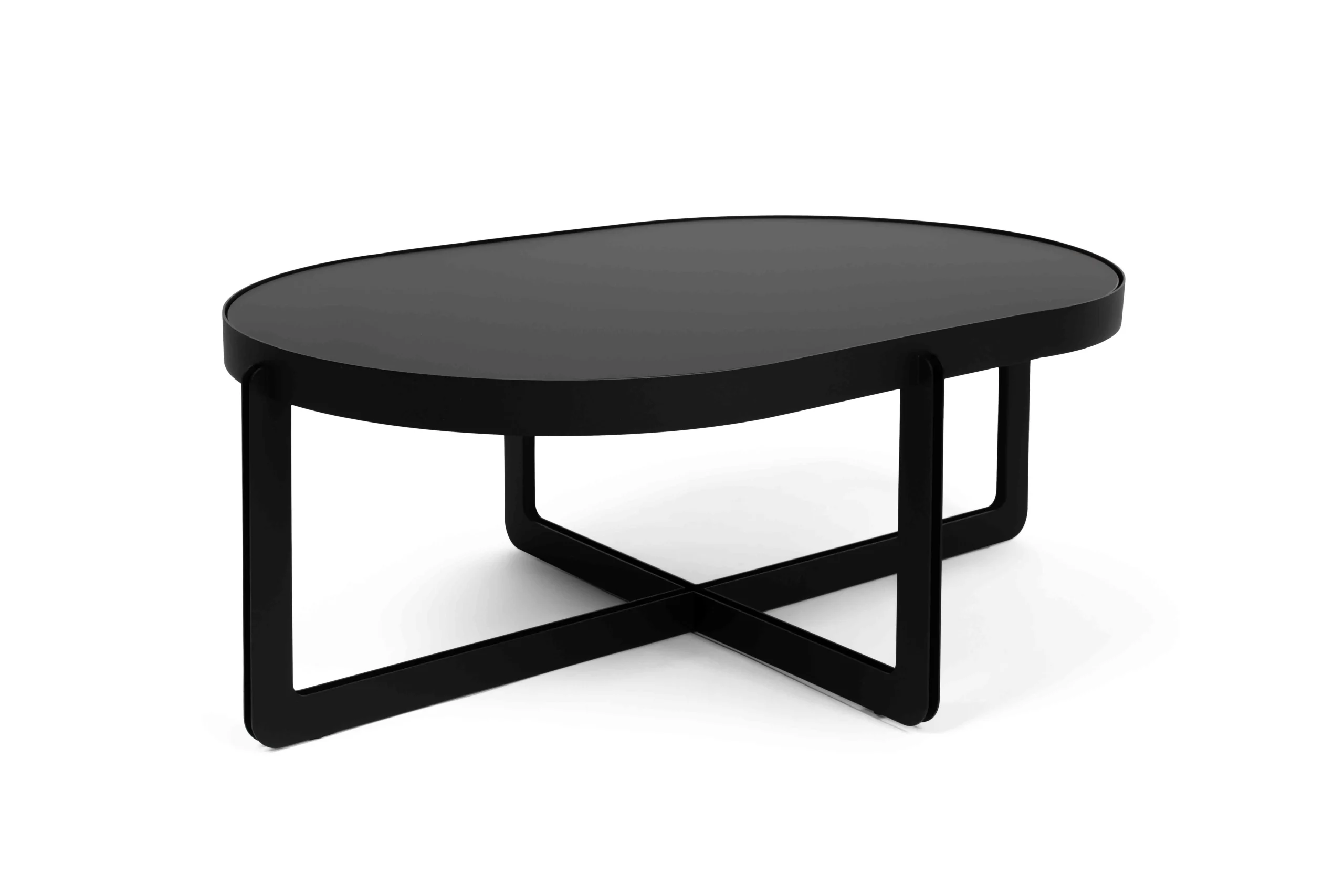 Zuiver Centre Coffee Table Stahl/MDF Oval 102x68 cm