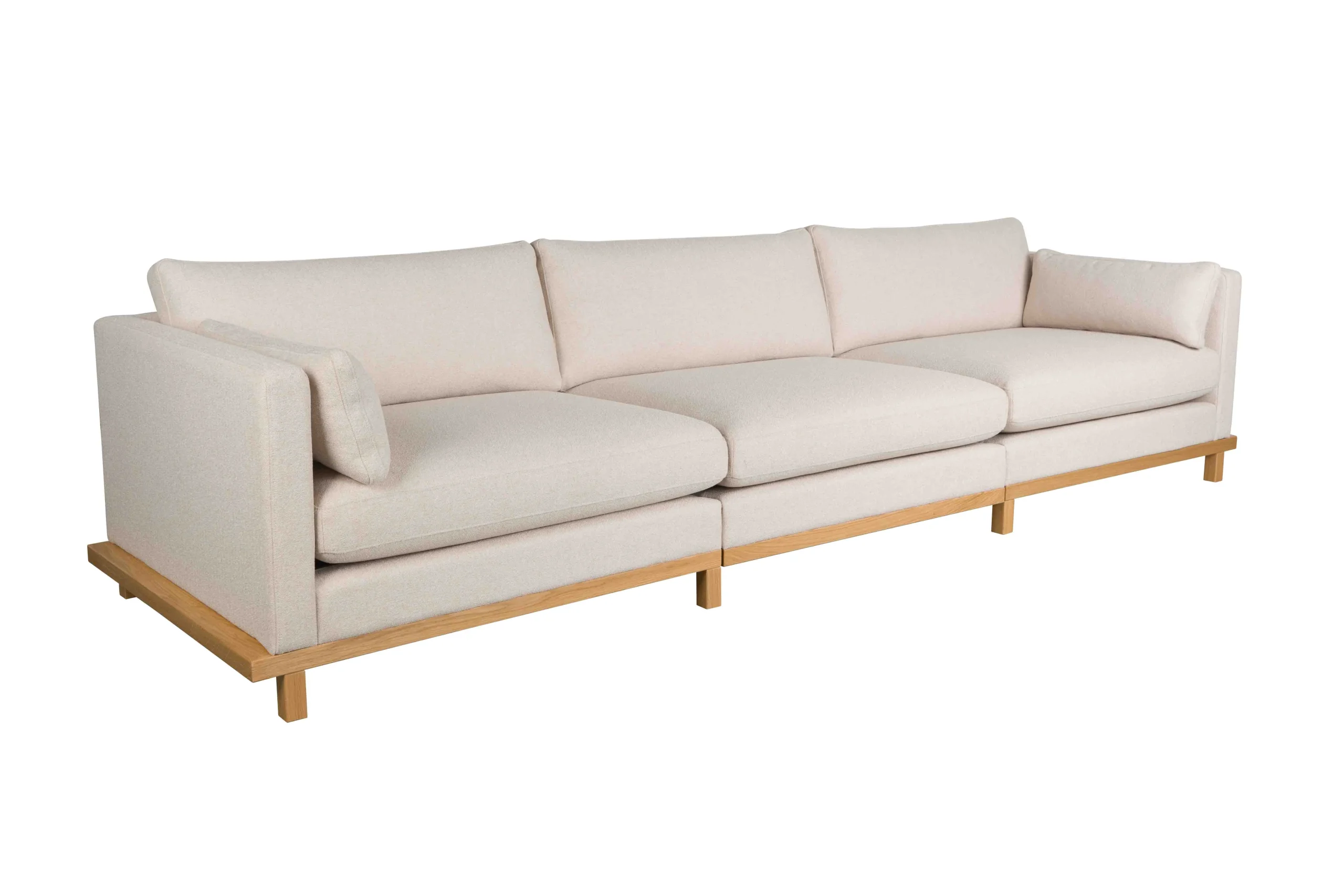 Zuiver Blossom 4,5-Sitzer Sofa Eichenholz/Stoff