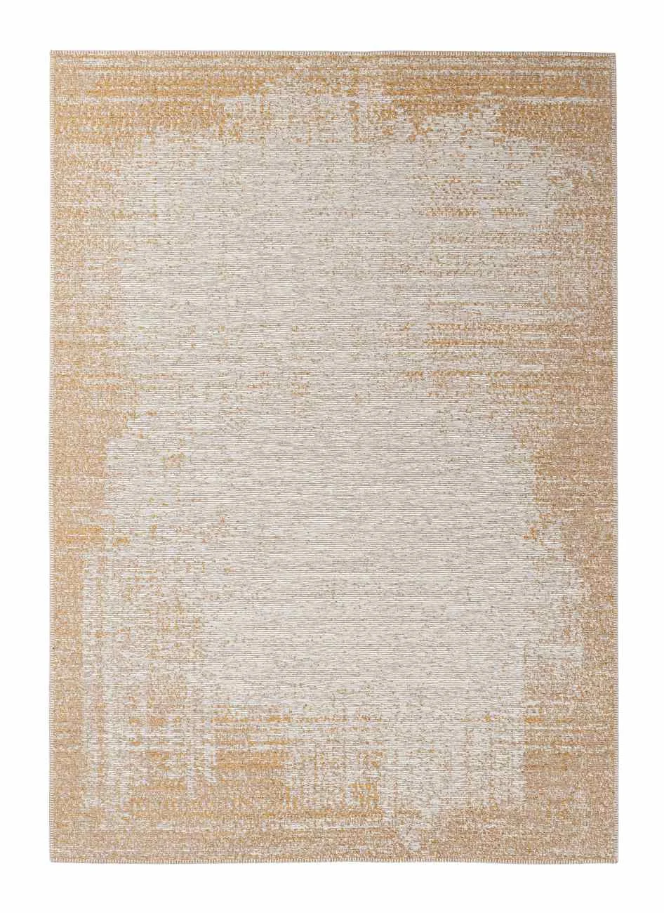Teppich Silva Mischgewebe, modern und pflegeleicht, Gelb Creme, 200x290 cm, für Dein Zuhause - Bizzotto
