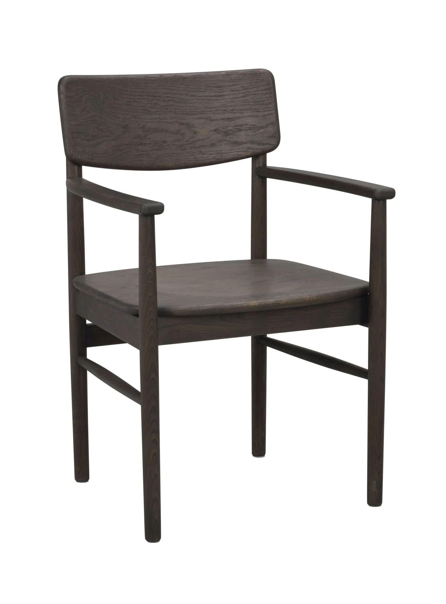 Stuhl Maidstone aus massiver Eiche, Retro Chic Design, braun, FSC-zertifiziert, bequem für Dein Esszimmer