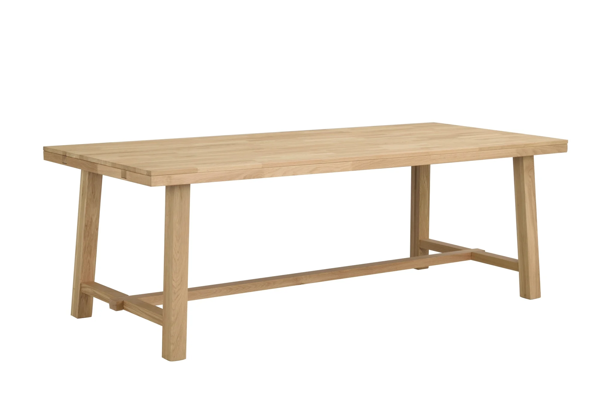 Esstisch Brooklyn Classic aus massiver Eiche, Industrial Stil, 220 cm, Natur - Rowico
