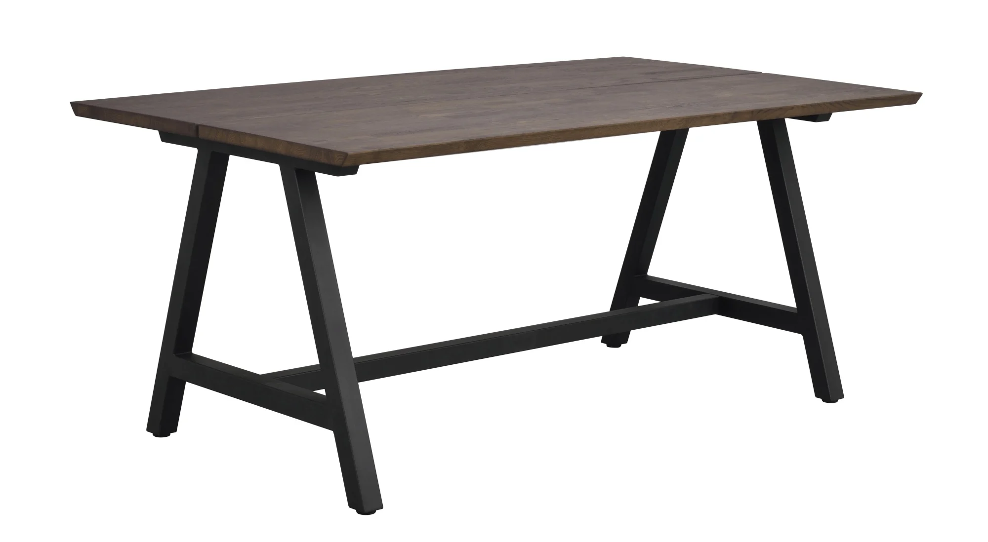 Esstisch Carradale A-Gestell Plus aus Eiche, Industrial Stil, braun, 170x100 cm