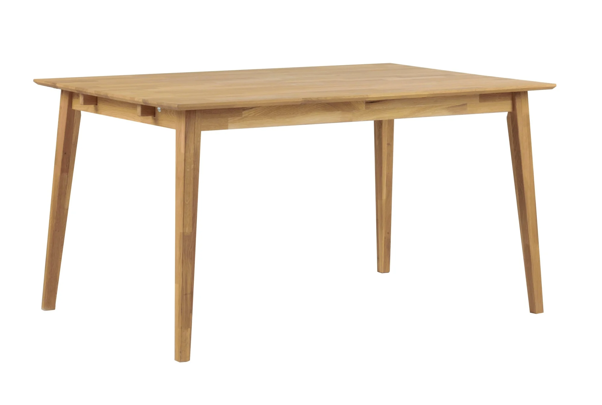 Esstisch Filippa aus Eiche, skandinavisches Design, natur geölt, 140x90 cm, für 4–6 Personen - Rowico