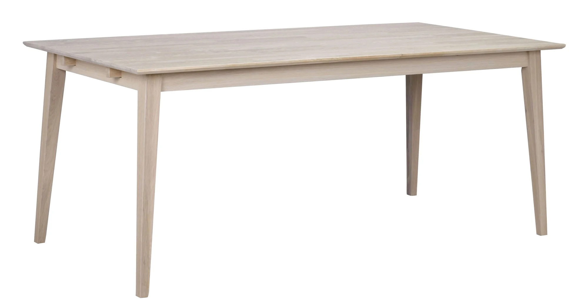 Esstisch Filippa Eiche weiß pigmentiert, skandinavisch, 180x90 cm, für 6–8 Personen - Rowico