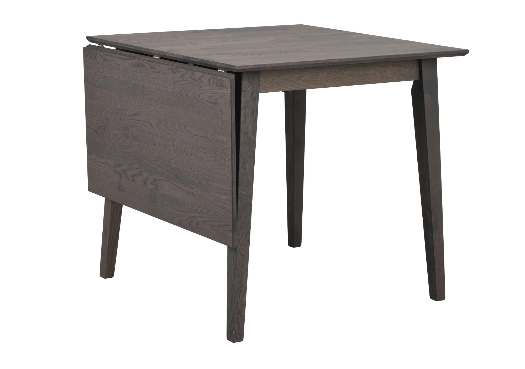 Esstisch Filippa aus Eiche, skandinavischer Klapptisch, braun, 80/125x80 cm - Rowico