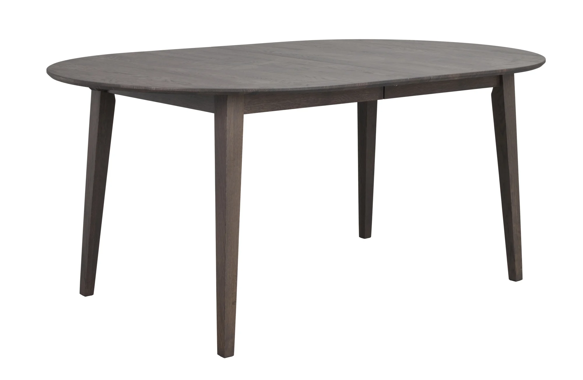 Esstisch Filippa Oval mit Auszug aus Eiche, skandinavisches Design, Braun, 170/210 cm - Rowico