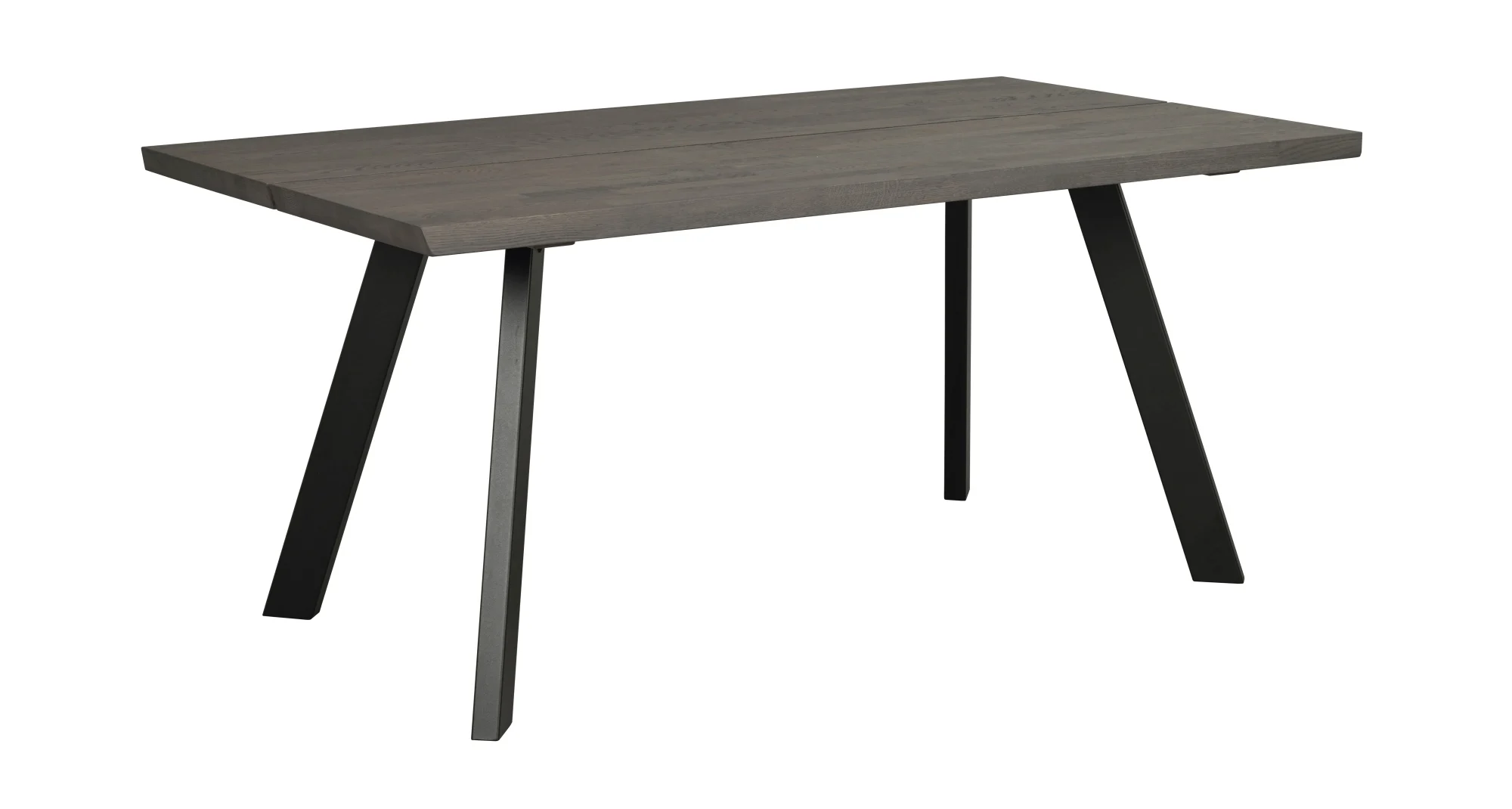 Esstisch Fred aus Eiche, skandinavisches Design, Braun, 170x95 cm, Metallgestell - Rowico