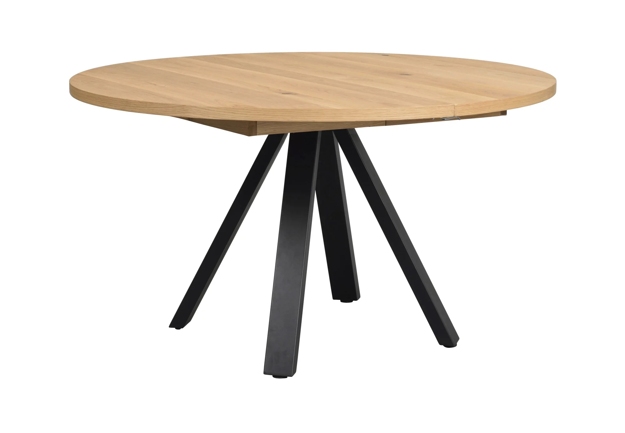 Esstisch Maddock aus Eiche, rundes skandinavisches Design, Natur, 135 cm Durchmesser - Rowico