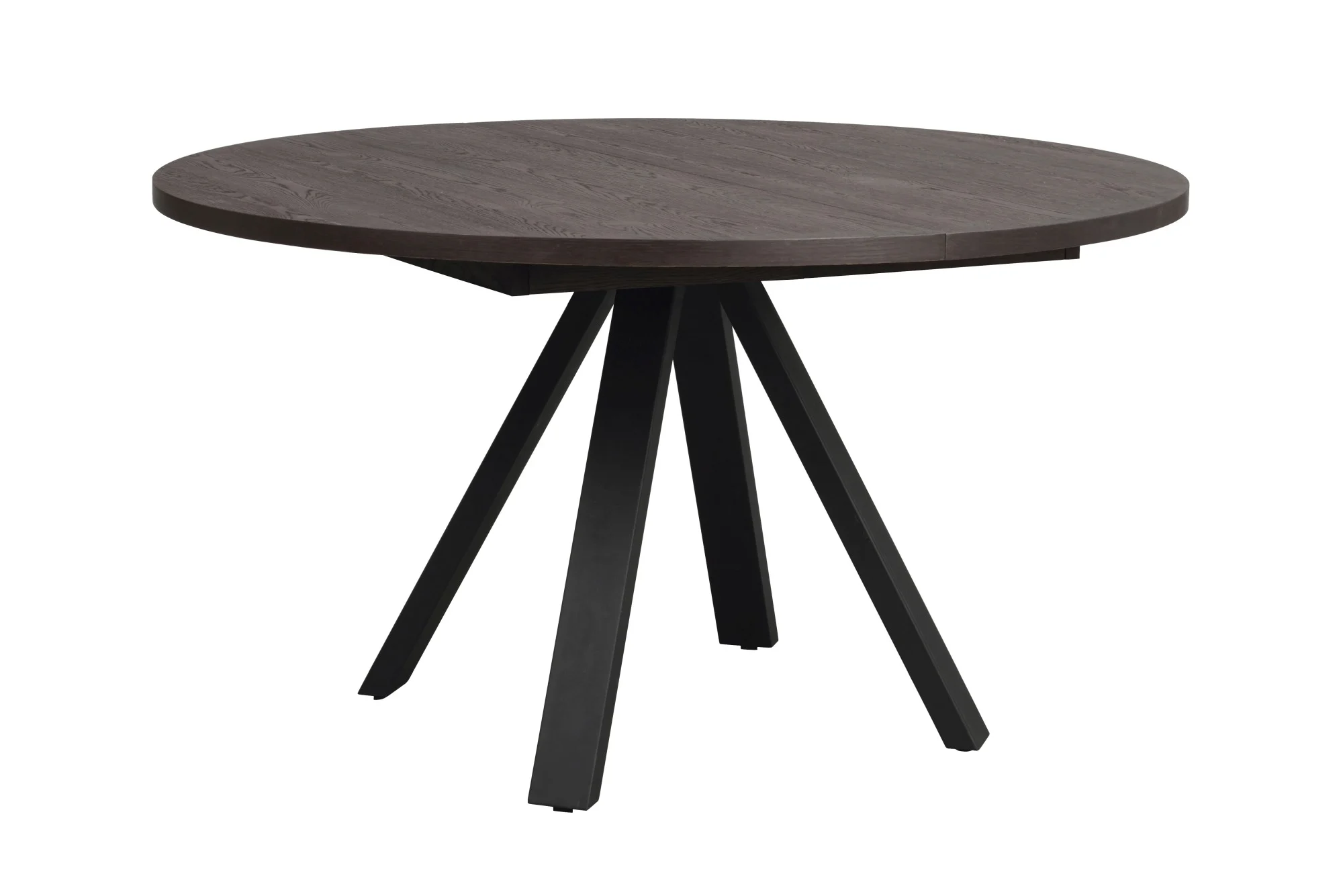 Esstisch Maddock aus Eiche, rundes Design im skandinavischen Stil, braun, 135 cm Durchmesser - Rowico
