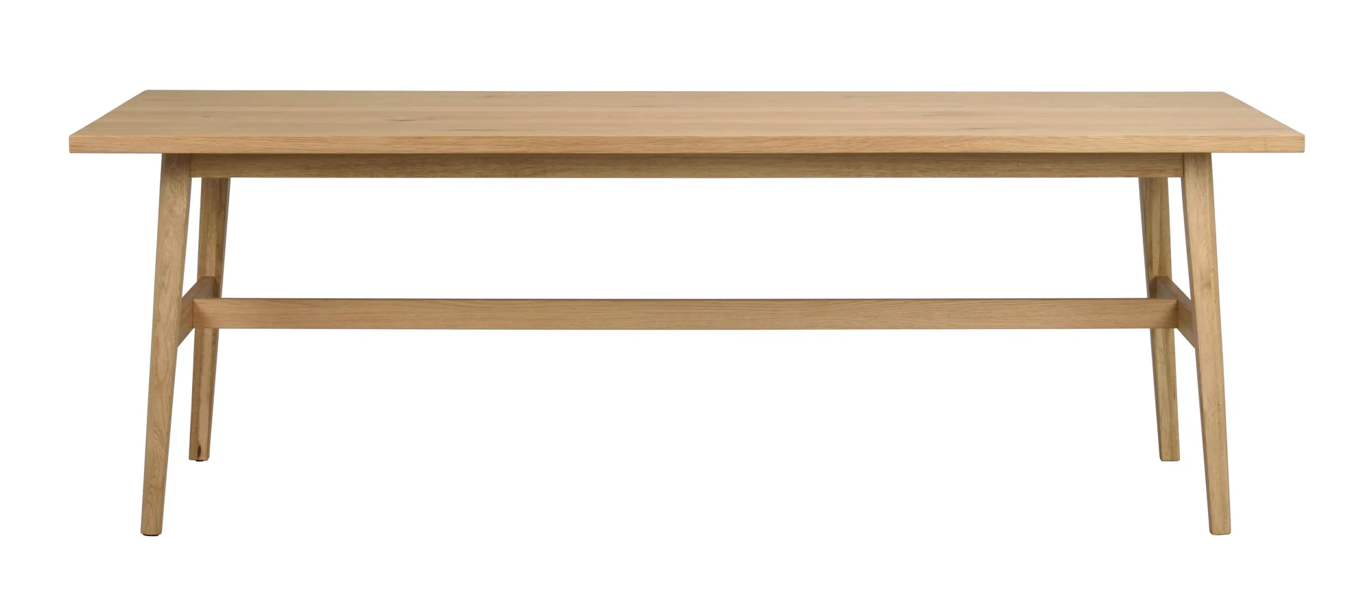 Esstisch Plainfield aus Eiche, skandinavisches Design, natur geölt, 220x100 cm, für 8-10 Personen