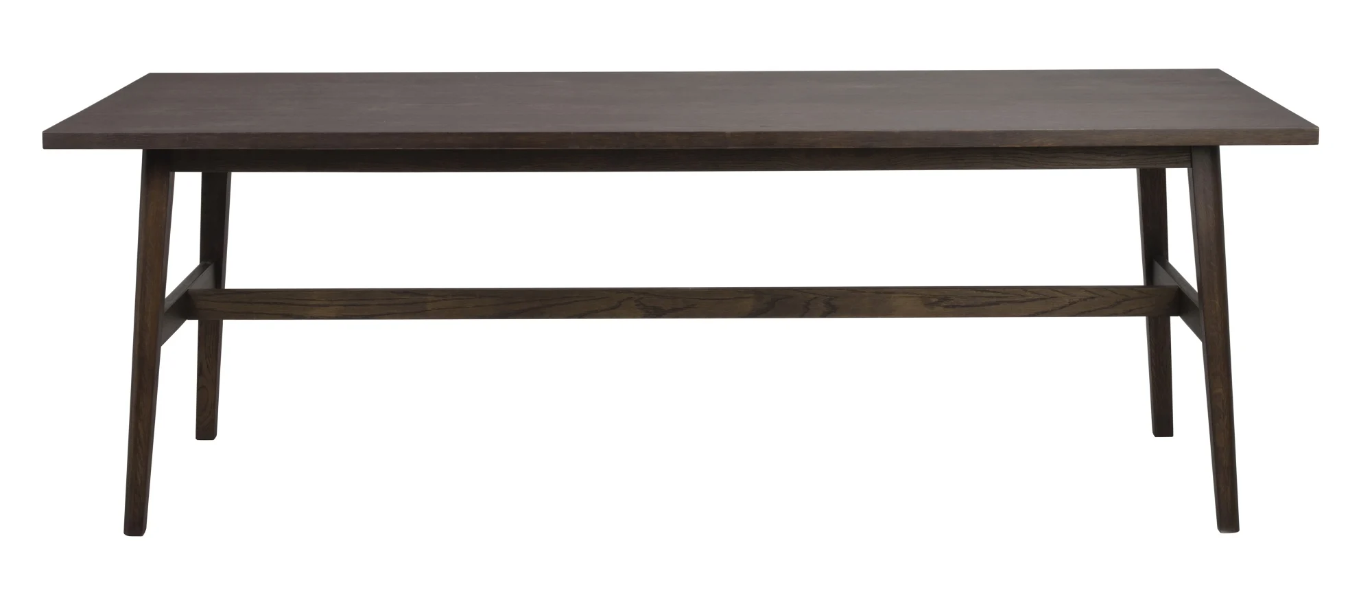 Esstisch Plainfield aus Eiche, skandinavisches Design, braun, 220x100 cm, für 8–10 Personen - Rowico