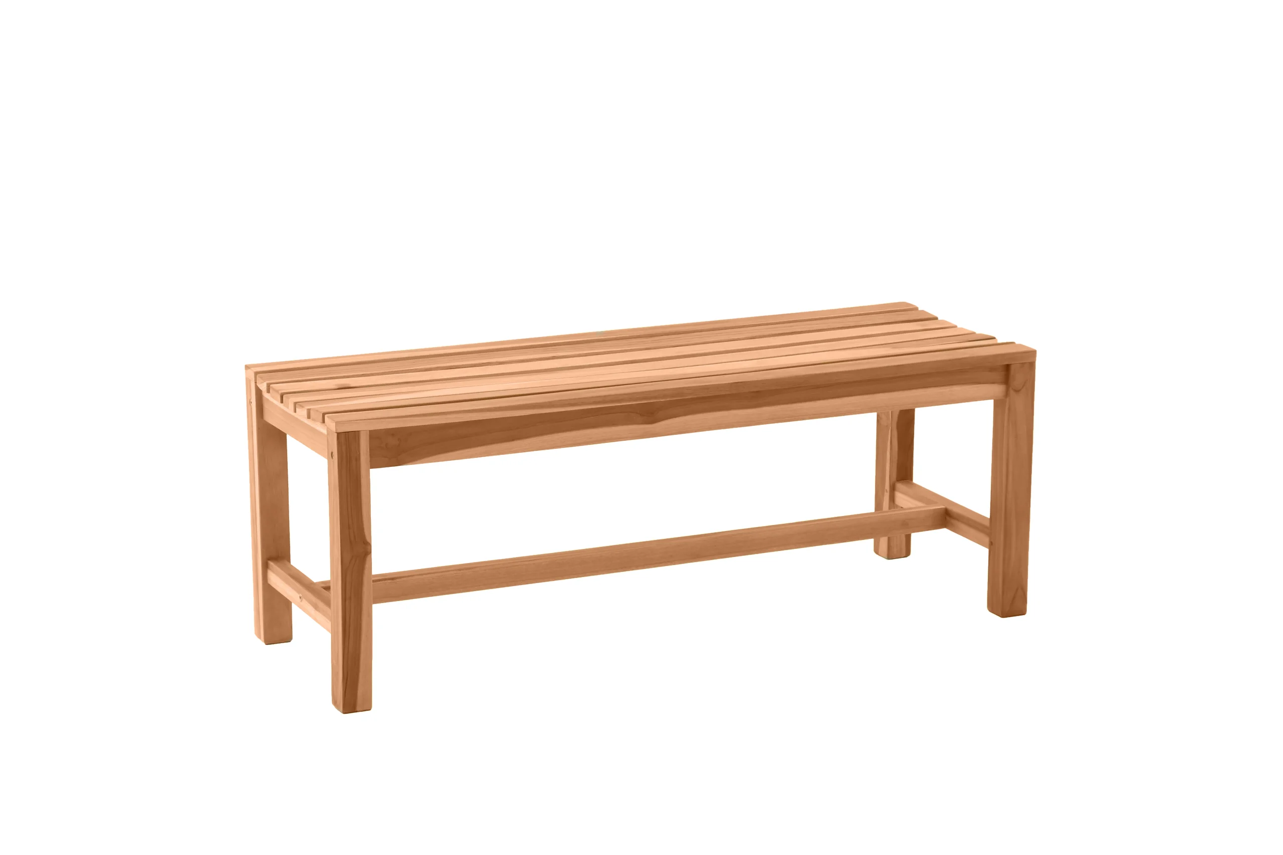 Möbilia Gartensitzbank Teak natur