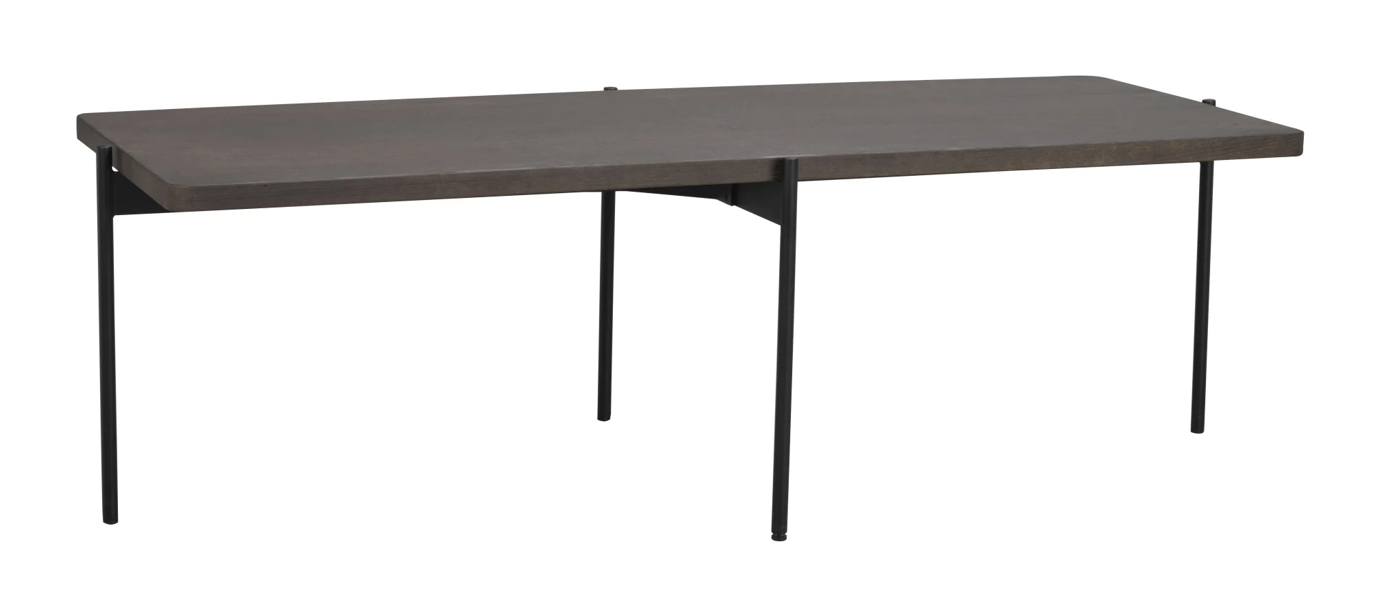 Couchtisch Shelton aus massiver Eiche, modern und robust, Braun, 145x60 cm, FSC-zertifiziert