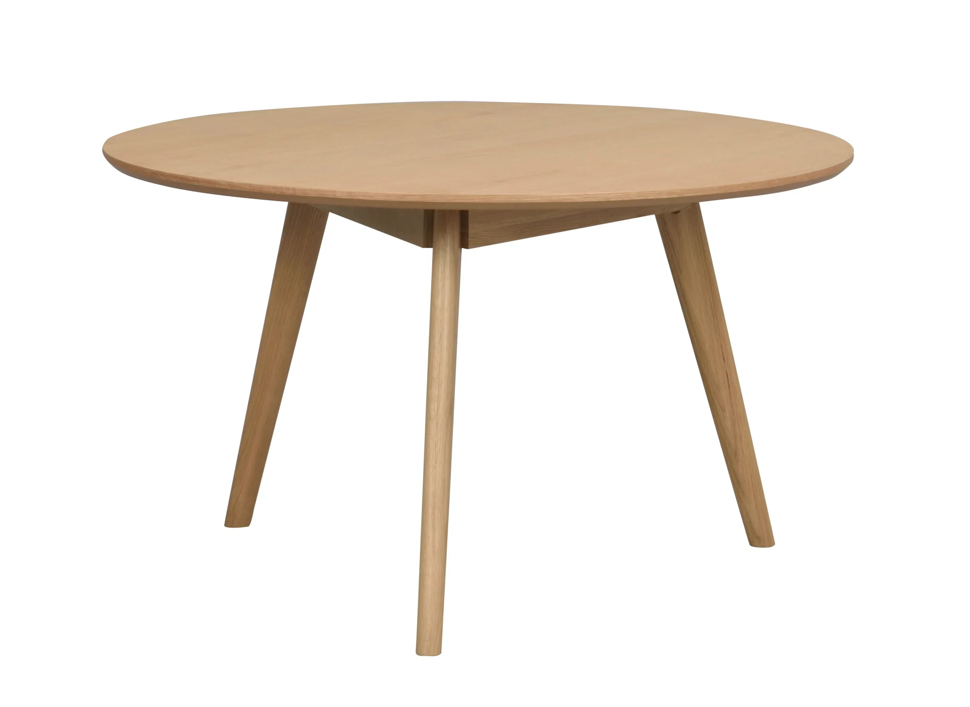 Couchtisch Yumi Rund 90cm aus Esche, skandinavischer Stil, naturfarben, Rowico