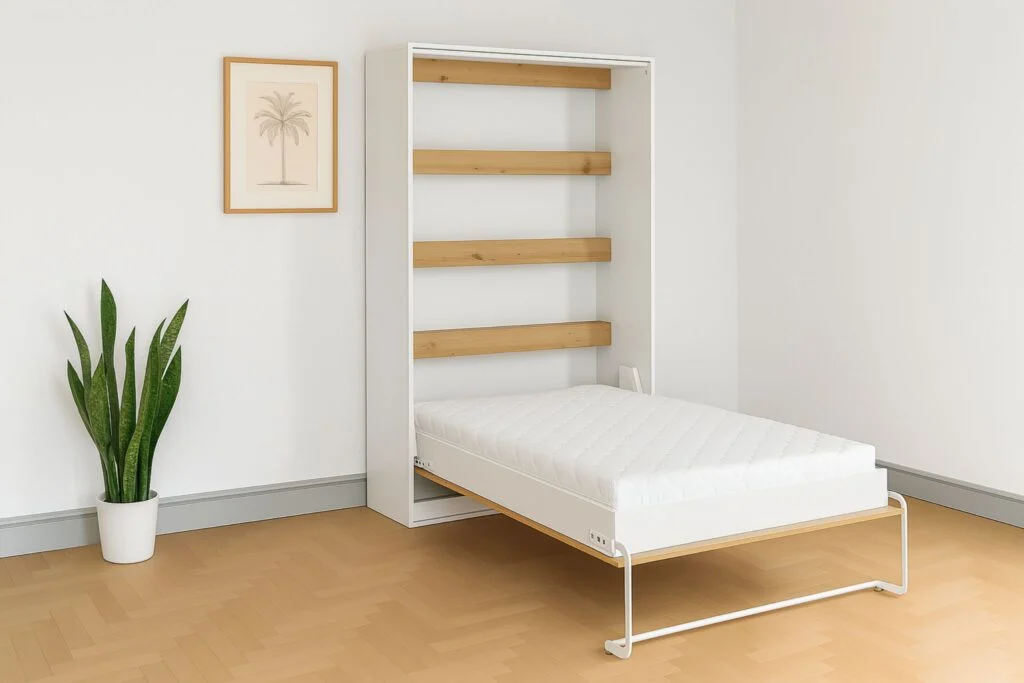 Schrankbett Perfekt 120×200 ein vertikales, das Design und Funktionalität vereint
