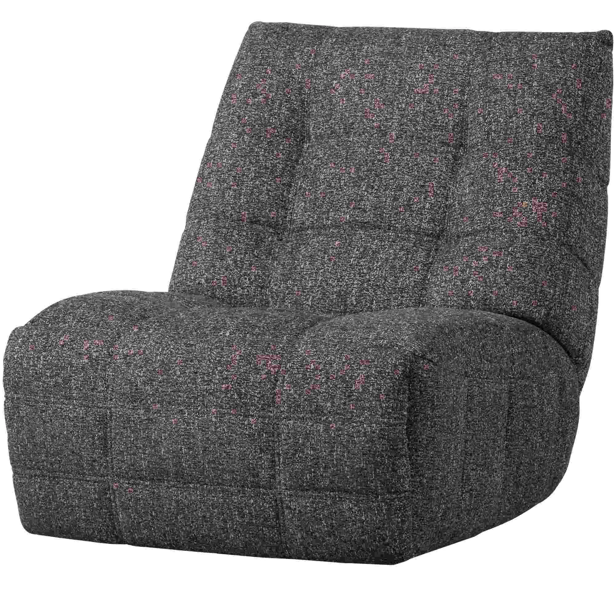 Ruhesessel Hein, hochwertiger Webstoff mit Motor-Relaxfunktion, modern, anthrazit/braun melange