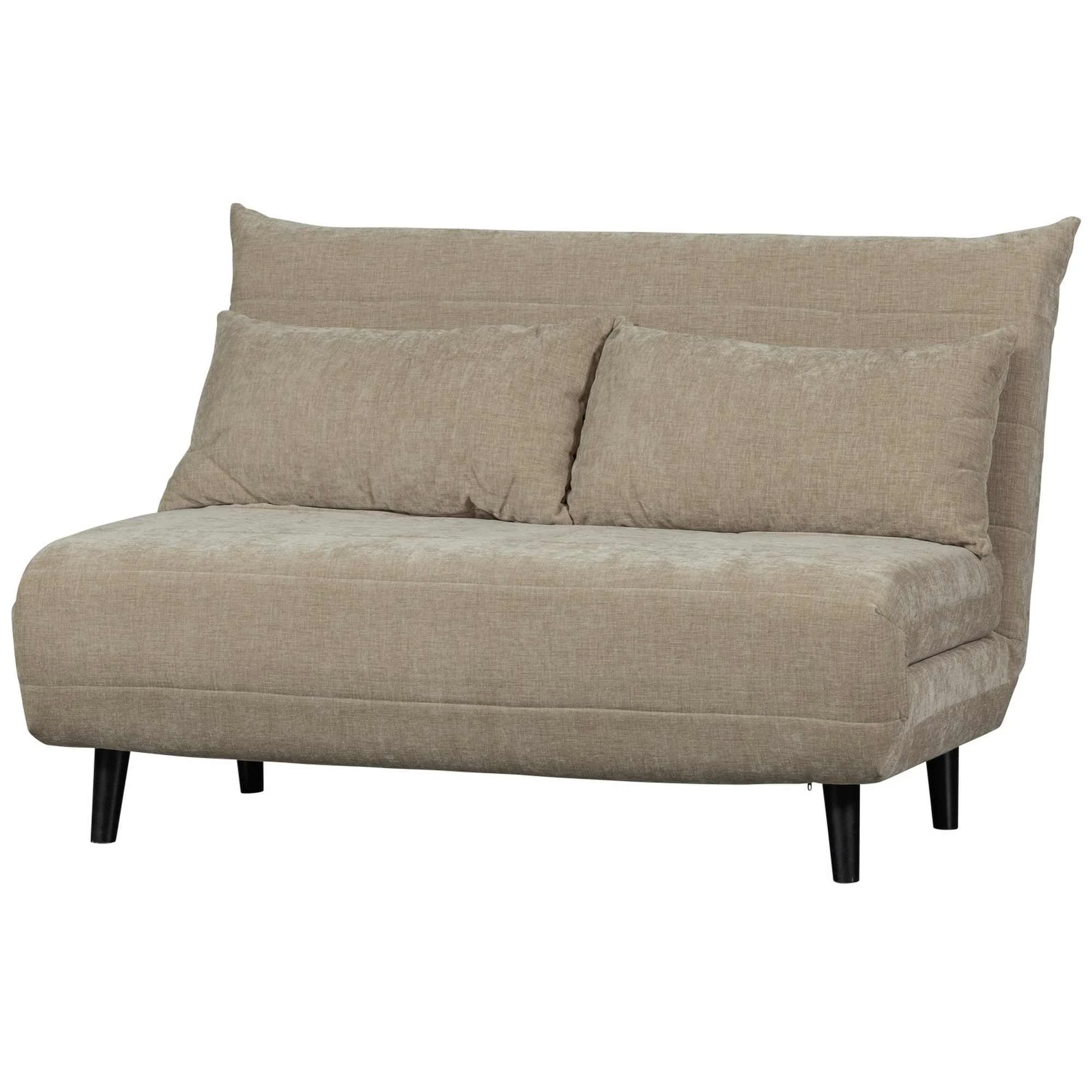 Schlafsofa Xem aus weichem Samt, modern und vielseitig, naturfarben, für 1 Person, 122 x 92 cm - Woood
