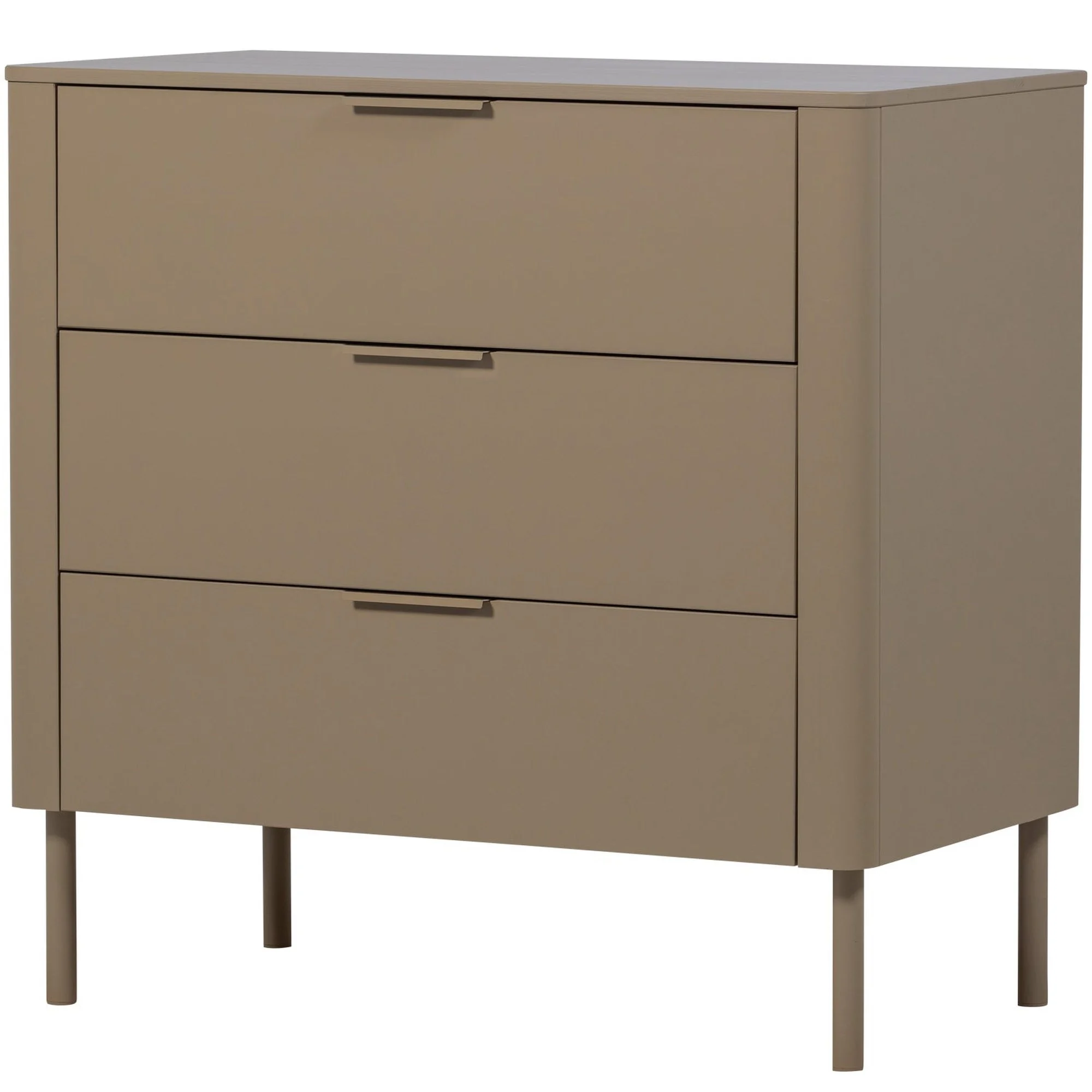 Kommode Gunnar aus FSC-Kiefernholz, modern zeitloses Design, braun, 94 x 52 x 93 cm