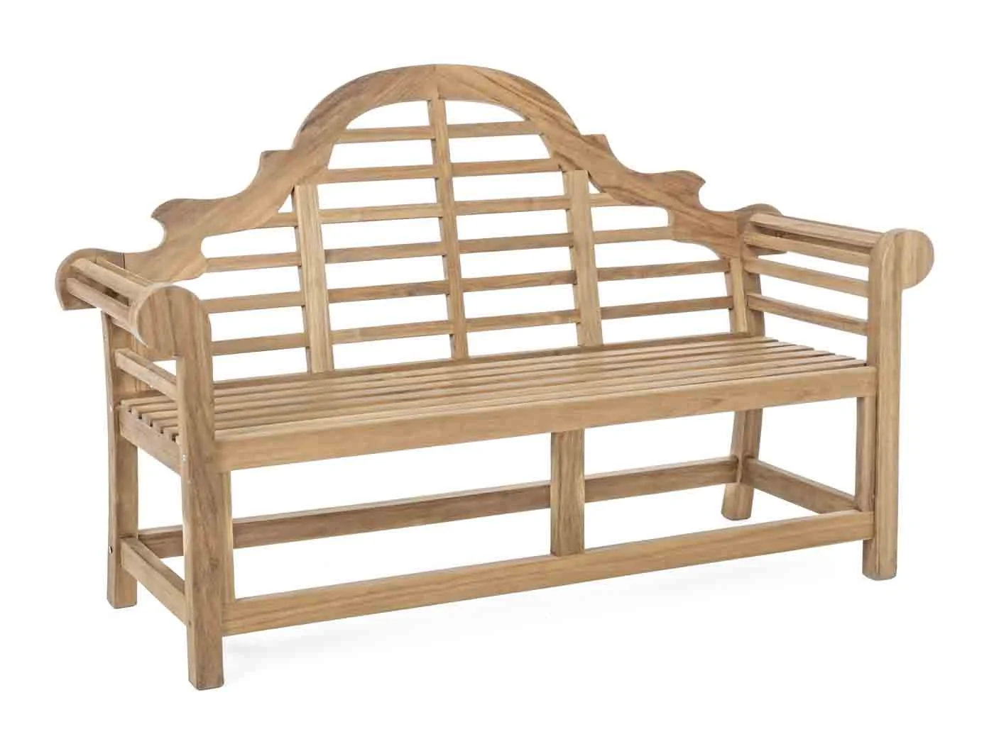 Gartenbank Varadero aus Teakholz, klassisch, natur, 2-3 Sitzplätze, für den Outdoorbereich