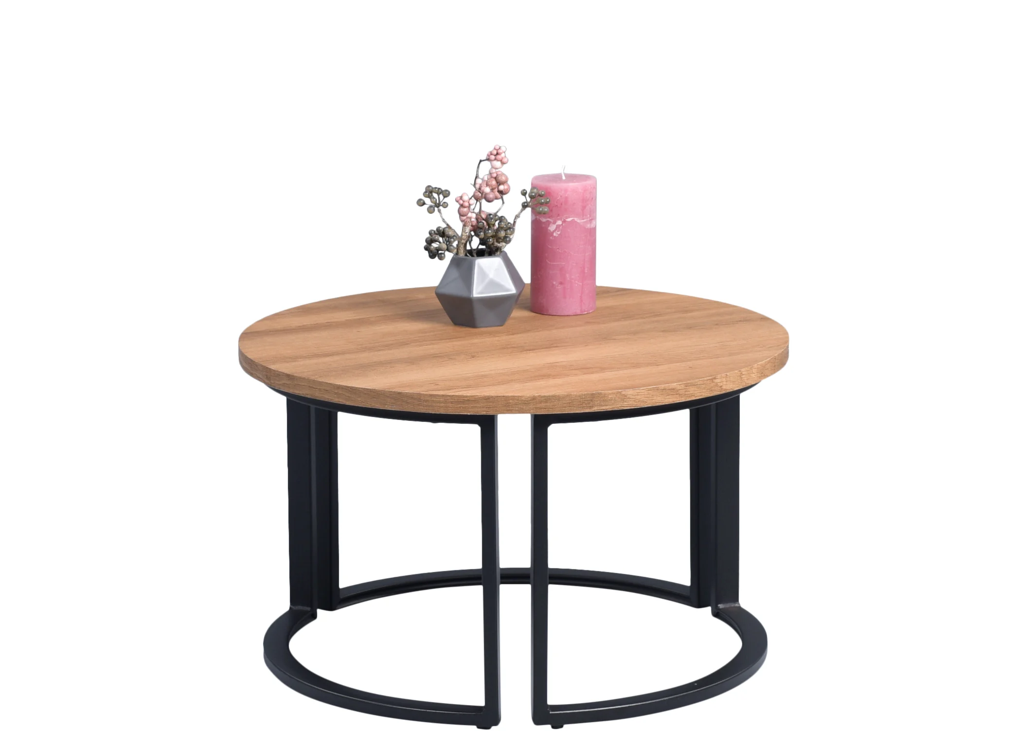 Couchtisch Beistelltisch DAGO 36x60 cm Dekor Eiche braun - Fun Moebel