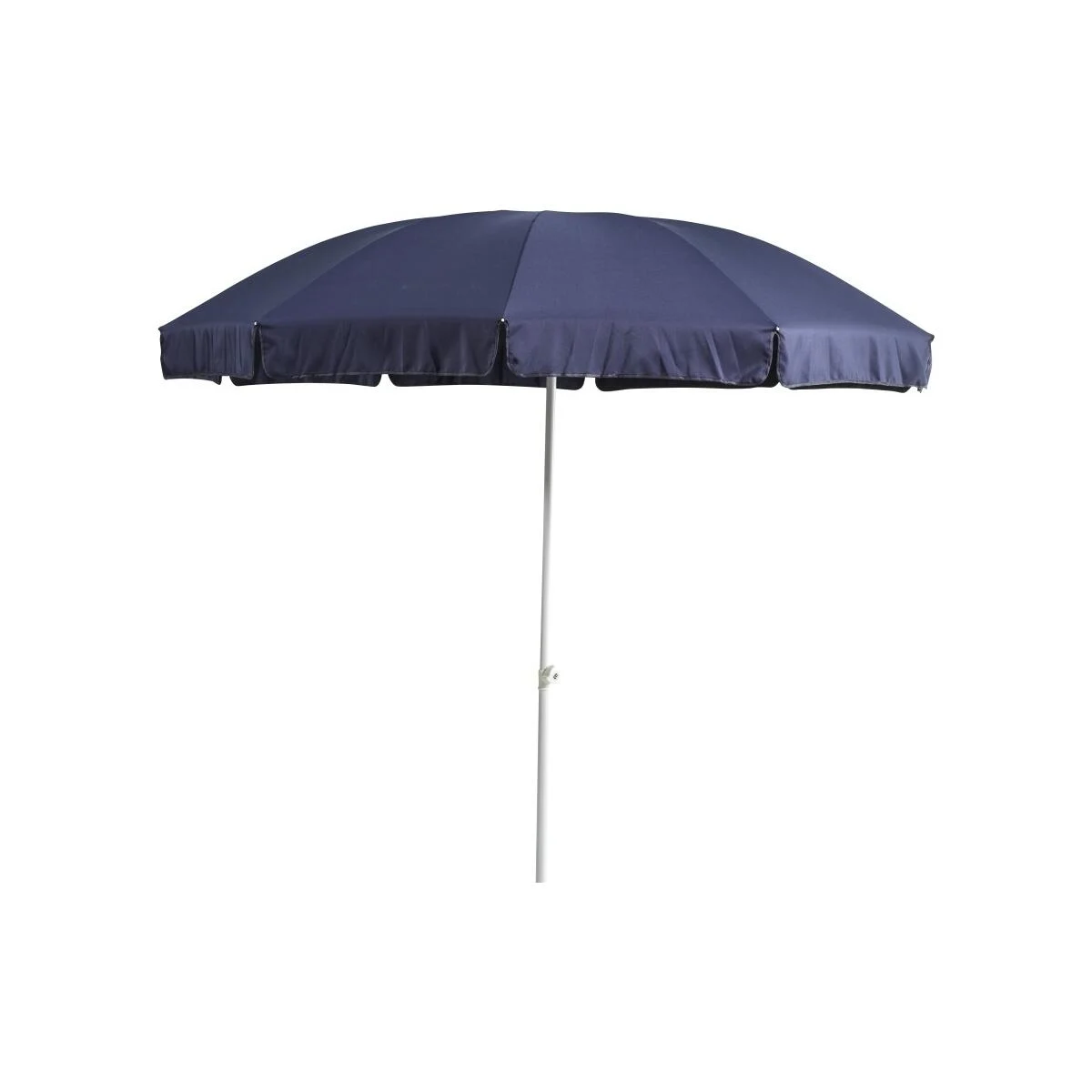 Sonnenschirm Follina aus Metall und Polyester, modern, neigbar, Ø 240 cm, dunkelblau - Brafab