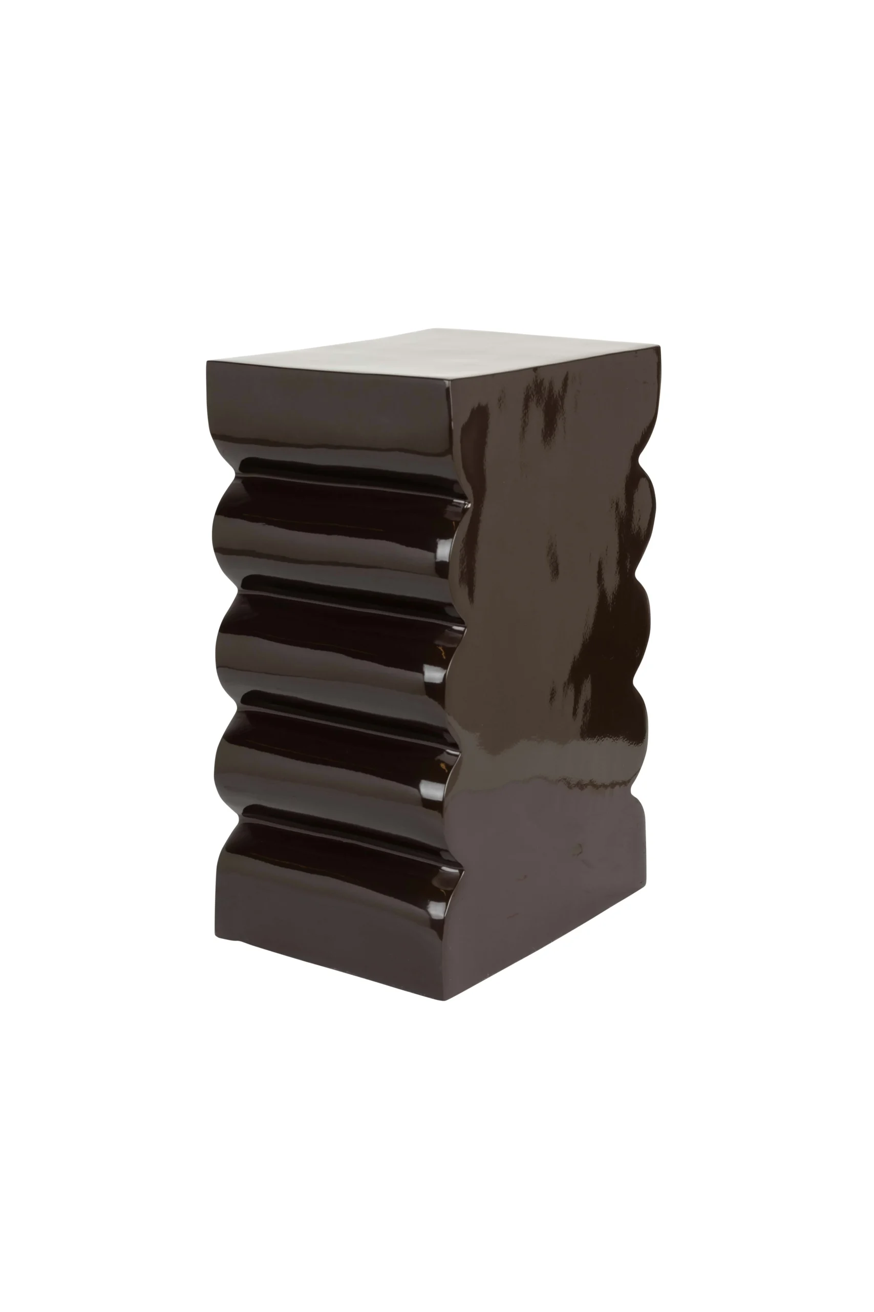 Zuiver Curves Beistelltisch Aluminium 30x21 cm