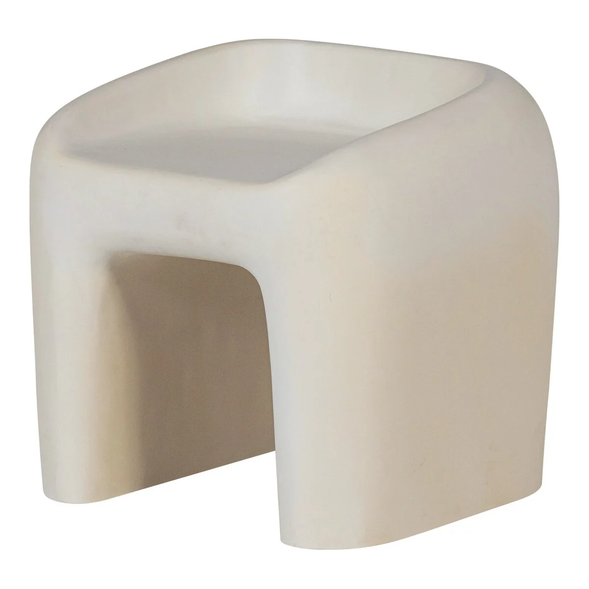 Gartenhocker Nivo - verstärktes Faserpolymer Natur