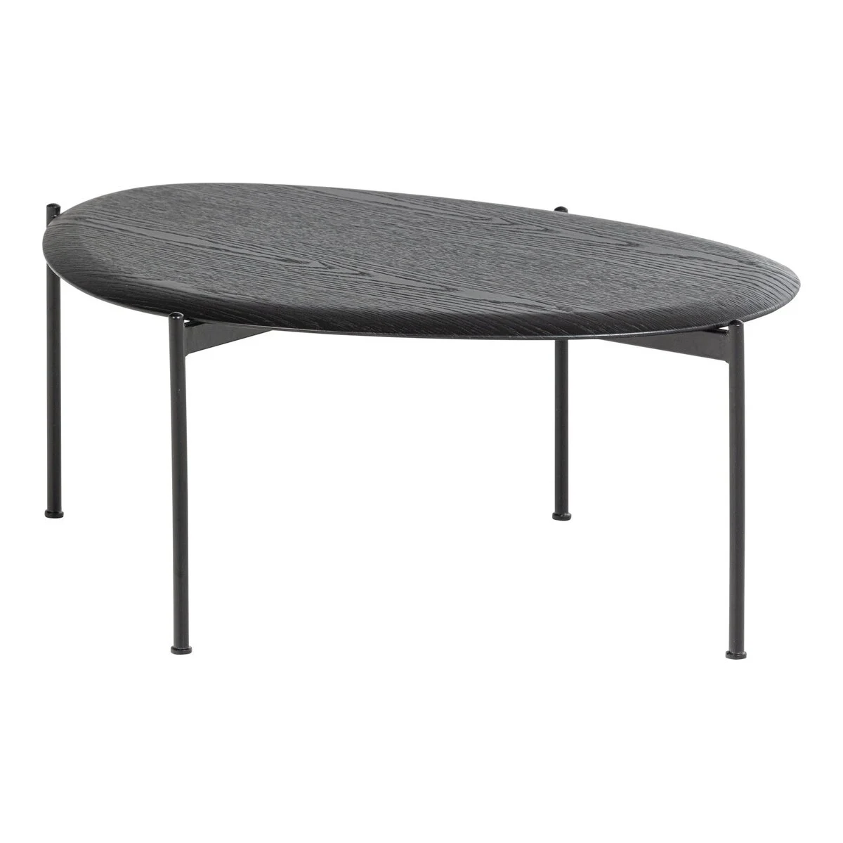 Couchtisch Kota - MDF & Holzfurnier Schwarz