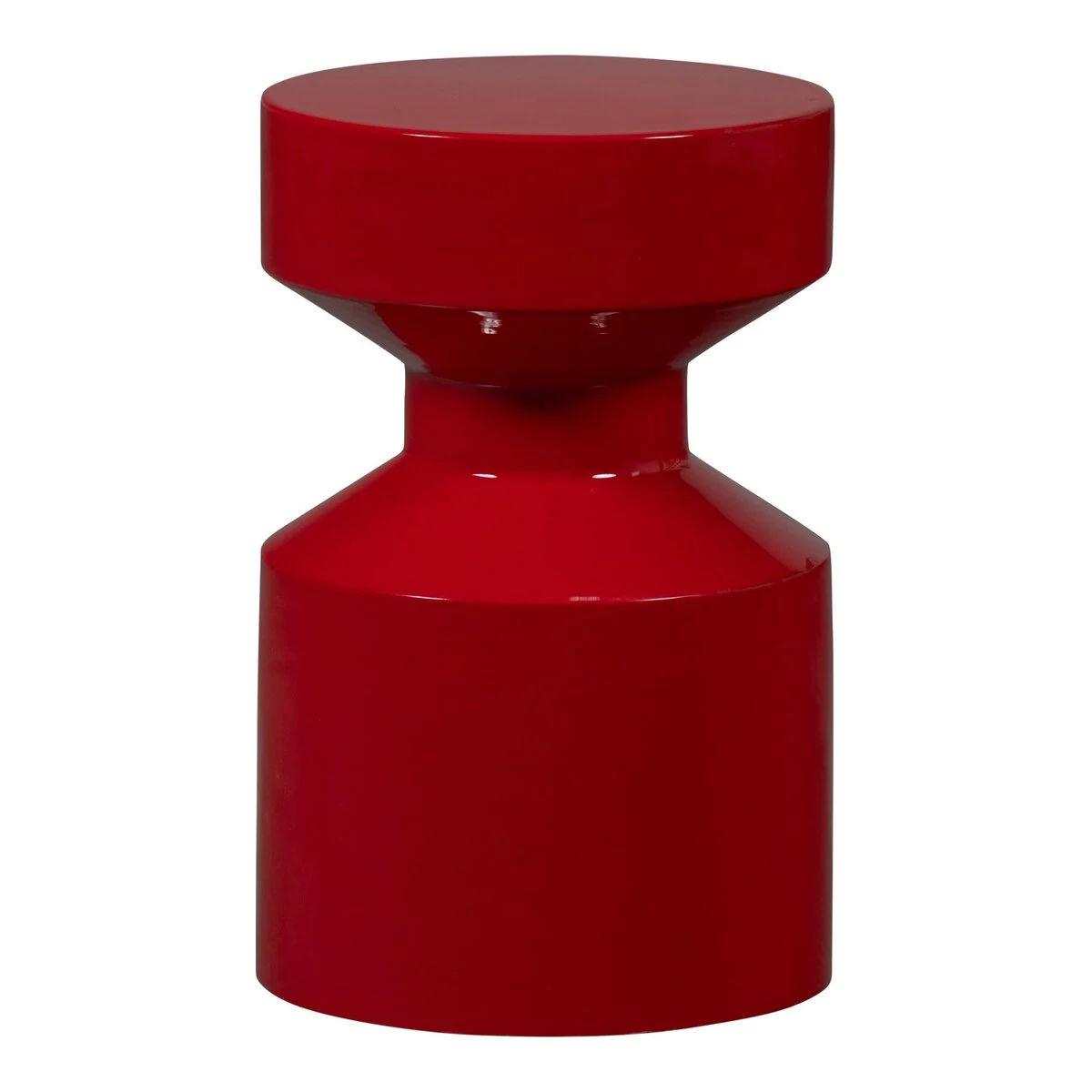 Beistelltisch Ferry - Metall Rot, Ø 30 cm