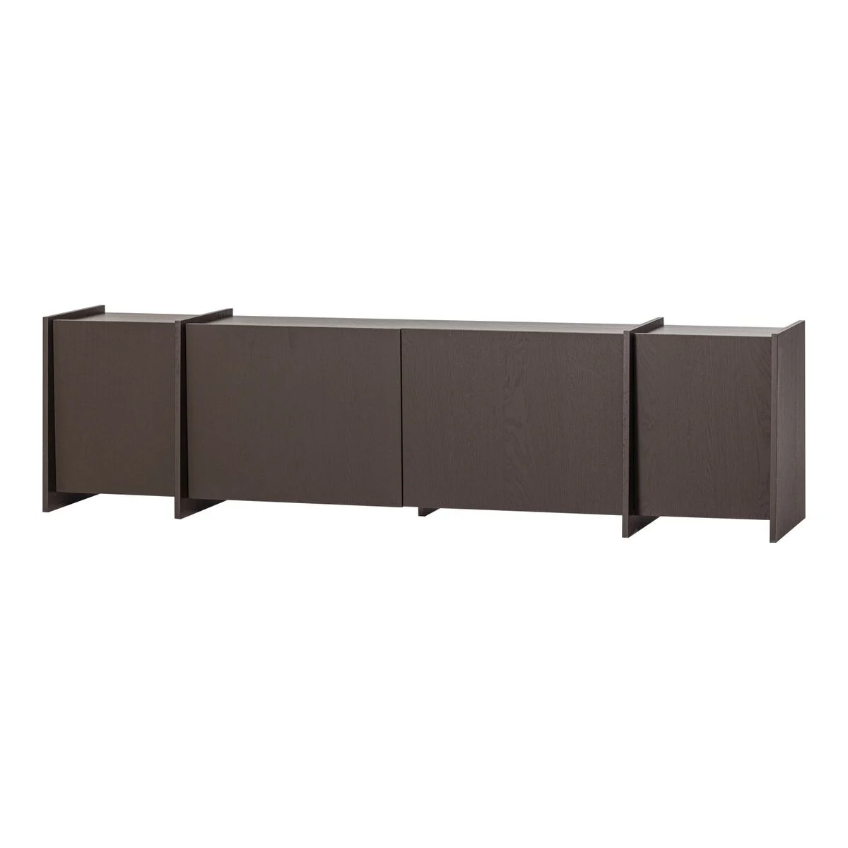 TV-Board Brock - Aschenfurnier Mittelbraun, 200 cm