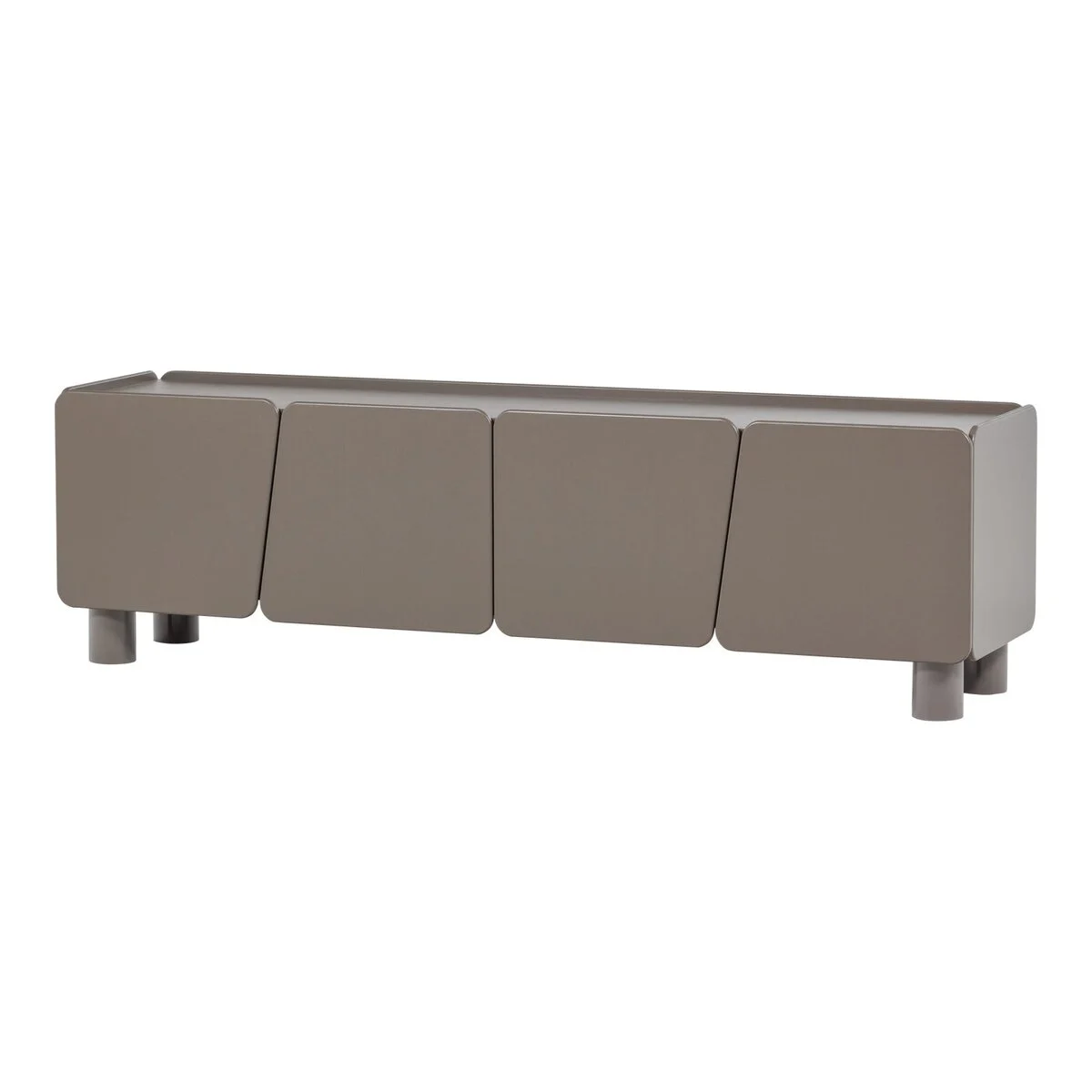 TV-Board Root - Kiefernholz Truffle Braun, 200 cm