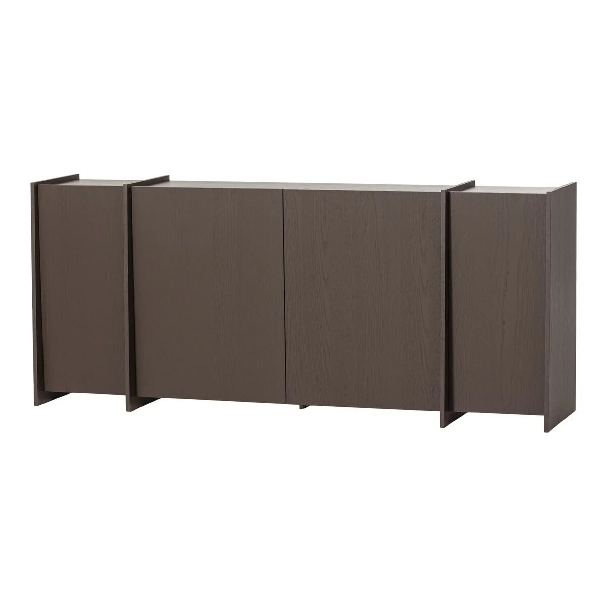 Sideboard Brock - Aschenfurnier Mittelbraun, 200 cm