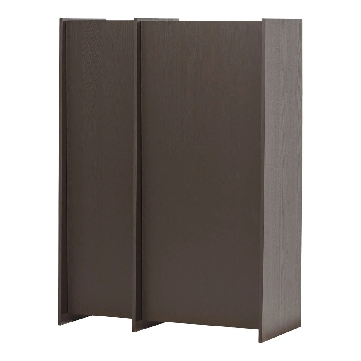 Schrank Brock - Aschenfurnier Mittelbraun, 102 cm